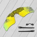 Oakley Radar EV Path OO9208 Erstatningslinser og nesepute-sett 24K Gold-Polarized