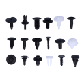 Miniatyrbillede 6 af 8: Bilholderclips sortiment - 415 stk, 18 sorter, plastikfæster, trykstifter, karrosserinitter