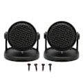 Miniatyrbillede 1 af 8: 2 stk. Dome Tweeter Bil Audio Højttaler Sort 20W Højttaler Universal til Bil
