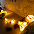 Miniatyrbild 5 av 8: Conch Shape LED String Lights - Batteridriven för inomhus/utomhus födelsedag bröllop - Varmt ljus