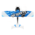Miniatyrbild 5 av 8: RC-flygplan 2.4Ghz EPP Plast Fjärrstyrd Flygplan Glider med LED-lampa för Nybörjare Vuxna Barn Blå Tre Batterier