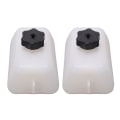 Miniatyrbilde 6 av 8: 1L hvit tettende drivstofftank for 43 47cc 49CC Quad ATV Pit Bike Pocket Rocket Scooter