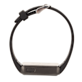 Miniatyrbillede 8 af 8: Smart Watch Legering Silikone Glas 210mah 30m Vandtæt LED Fitnessur til Familievenlige Kolleger Sort Rem Sort Skal
