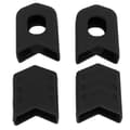 4pcs Crank Boots Durable Portable Effective Protective Compact Stable Lightweight Replaceable Lightweight Bicycle Parts Black