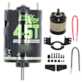 Miniatyrbild 1 av 8: Universal lågbrus RC bilborstad motor med 1/5 reduktionsväxellåda - 45T