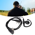 Miniatyrbillede 6 af 6: G Form Walkie Talkie Headset med Mikrofon til Kenwood Baofeng
