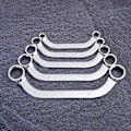 Miniatyrbilde 8 av 8: Nøkkelsett med doble ender - 5 deler, multifunksjonell, laget av 45# stål, dobbeltsidig C-nøkkel, 8-22 mm