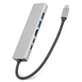 Miniatyrbilde 3 av 8: 6-i-1 Dokkingstasjon Type-C til High Definition Multimedia Interface /87WPd RJ45 USB3.1 4K Dokkingstasjon Adapter