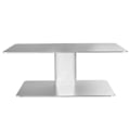 Miniatyrbild 2 av 8: Monitorställ Justerbar Höjd Halksäker Ergonomisk Design Datormonitorställ för Olika Storlekar Skärmar Silver
