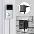Miniatyrbilde 4 av 5: AC dörrklocka strömadapter, 18V 500mA dörrklocka transformator, 10M kabel, kompatibel Ring dörrklocka, video dörrklocka EU-plugg