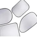 Miniatyrbild 7 av 8: Bilsolskyddsset - 6st silverbelagd dubbelslinga för vindruta, Ultimate Automotive Sunshade Kit