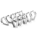 Miniatyrbillede 5 af 8: 2MM Bådkabelklemmer i rustfrit stål Metalkabel Beskyttelsesring Fingerbøl Klemmer
