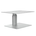 Miniatyrbild 1 av 8: Monitorställ Justerbar Höjd Halksäker Ergonomisk Design Datormonitorställ för Olika Storlekar Skärmar Silver