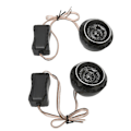 Miniatyrbillede 4 af 8: 2 stk. Dome Tweeter 140W Metallisk Jern Højttaler Universal til Bil Lydsystemer