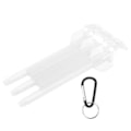 Miniatyrbillede 2 af 8: Universal Bærbar Dartboks ABS-etui 3-hylster Opbevaring med Aluminiumshængsel Transparent