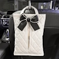 Pikkukuva 5 / 8: Ihana vedenpitävä autopyyhekotelo kaikkiin ajoneuvoihin - White Bowknot