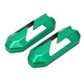 Miniatyrbilde 1 av 8: Dekselbeskyttelse for blinklys foran og bak på motorsykkel, CNC-aluminium, erstatning for KAWASAKI Z900 2020‑2022, grønn