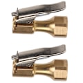 Miniatyrbilde 5 av 8: 2 stk Luftchuck Messing Intern Gjenger Dekk Pumpen Dysen Kobling Universal for Inflators