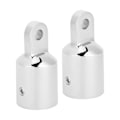 Miniatyrbillede 2 af 8: 2 stk. Rustfrit Stål Top Eye End Slide Cap 22mm/0.9in Hardware Tilbehør til Marinebåd