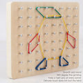 Pikkukuva 7 / 7: Geoboard Montessori puiset oppimislelut