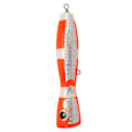 Miniatyrbillede 2 af 8: Reflekterende orange topvandfiskedrag - perfekt til aborre, tun, giganttrevally og ørred
