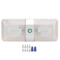 Miniatyrbilde 1 av 8: 48 LED RV-tak dobbel leselampe - Vanntett og justerbar for bobiler og tilhengere