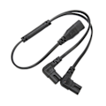 Miniatyrbillede 2 af 8: C8 til Dual C7 Power Splitter-kabel til LCD-skærm og skrivebordslampe