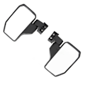 Miniatyrbilde 6 av 8: Clear Vision justerbart svart sidespeilsett for ATV UTV-motorsykkel