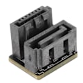 Miniatyrbillede 5 af 8: SATA 7-polet Interface Modsat 180 Grader Multilayer Kredsløbskort 6Gb Tabfrit ABS Motherboard SATA 7-polet Adapter