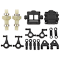Miniatyrbillede 1 af 8: RC Bil Dele Sæt til WLtoys 1/28 284010 284161 - Øvre/Nedre Arm, Styrekop