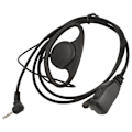 Miniatyrbillede 5 af 8: Walkie Talkie Ørestykke Elektropletteringsproces 1 Pin 2,5 mm To-vejs Radio Headset til Motorola Walkie Talkie 2 stk. Sæt