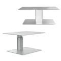 Miniatyrbild 6 av 8: Monitorställ Justerbar Höjd Halksäker Ergonomisk Design Datormonitorställ för Olika Storlekar Skärmar Silver