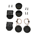 Miniatyrbillede 6 af 8: 2 STK 380W Mini Dome Tweeter Rund Sort Bilhøjttaler Stick On Flush Mount Universal Modifikation