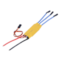 Pikkukuva 2 / 8: 40A Harjaton ESC 2A 5V Korkea Tarkkuus RC Sähköinen Nopeudenohjain ESC KT-Laudan Kiinteäsiipisille Lentokoneille