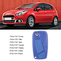 Miniatyrbild 7 av 8: 3-knapps ID46/7946 Chip Bil Smart Fjärrkontroll Nyckelbricka Passar för FIAT Stilo