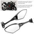 Miniatyrbilde 8 av 8: LED-integrert sidespeil Blinklys for Honda CBR600RR CBR1000RR CBR500R