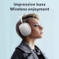 Miniatyrbild 5 av 6: P9 Pro Max Brusreducerande Hörlurar – Bluetooth 5.3 Trådlös Mikrofon för iPhone & iPad white