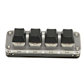 Miniatyrbilde 7 av 8: Programmerbart tastatur USB 4 taster Mini Bærbart Mekanisk Tastatur HID DIY Programmerbart Tastatur RGB OSU Gaming Tastatur