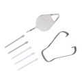 Miniatyrbillede 6 af 8: 20 stk. Tab S7 Stylus Pen Spidser Nem Installation 4 Pincetter 4 Uddrivningsnåle Holdbar ABS S7 Plus Udskiftningsspids