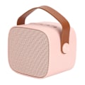 Miniatyrbild 7 av 8: Bärbar Mini Karaoke Bluetooth-högtalare med 2 trådlösa mikrofoner - Rosa