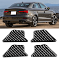 Pikkukuva 6 / 8: Auton sisäoven kahvan koristetarra hiilikuitu tyylille Sopii Audi A3 S3 8V 2014-2019