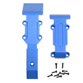 Miniatyrbilde 1 av 8: Aluminium front- og bakskliplate for Traxxas 1/16 RC-bil - blå