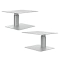 Miniatyrbild 5 av 8: Monitorställ Justerbar Höjd Halksäker Ergonomisk Design Datormonitorställ för Olika Storlekar Skärmar Silver