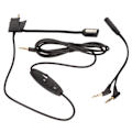 Miniatyrbilde 7 av 8: Boom Mikrofonkabel Støyreduksjon Gaming Headset Mikrofonkabel med Volumkontroll Demp Bryter for PS5 for Xbox PC