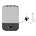 Miniatyrbillede 1 af 8: Mini Bærbar Halsventilator - USB Opladbar, Stille, 3 Vindhastigheder, Bærbar, Sort