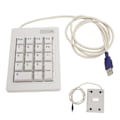 Miniatyrbilde 8 av 8: Mekaniskt Nummerskrivebord med Ledning, 18 Taster, Lineær Aktiveringsbryter, ABS, Plug and Play, Ledning for Kontor, Bank, Regnskapsfører
