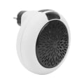 Pikkukuva 2 / 8: Kannettava sähköinen lämmitin LED-näytöllä - PTC-lämmitys, EU-pistoke, 220V, 900W, valkoinen