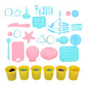 Pikkukuva 5 / 8: DIY Savi-savilelukasarja Mud Clay Cake -mallit Lelut Lapsille Leikkiä Varten Opettavainen Peli PP122