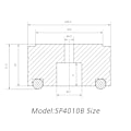 Miniatyrbillede 4 af 6: 4X Aluminium AMP Højttaler Isolationsstativ Gulvbeskyttelse Plader til Pladespillere 40x20mm