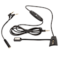 Miniatyrbilde 2 av 8: Boom Mikrofonkabel Støyreduksjon Gaming Headset Mikrofonkabel med Volumkontroll Demp Bryter for PS5 for Xbox PC
